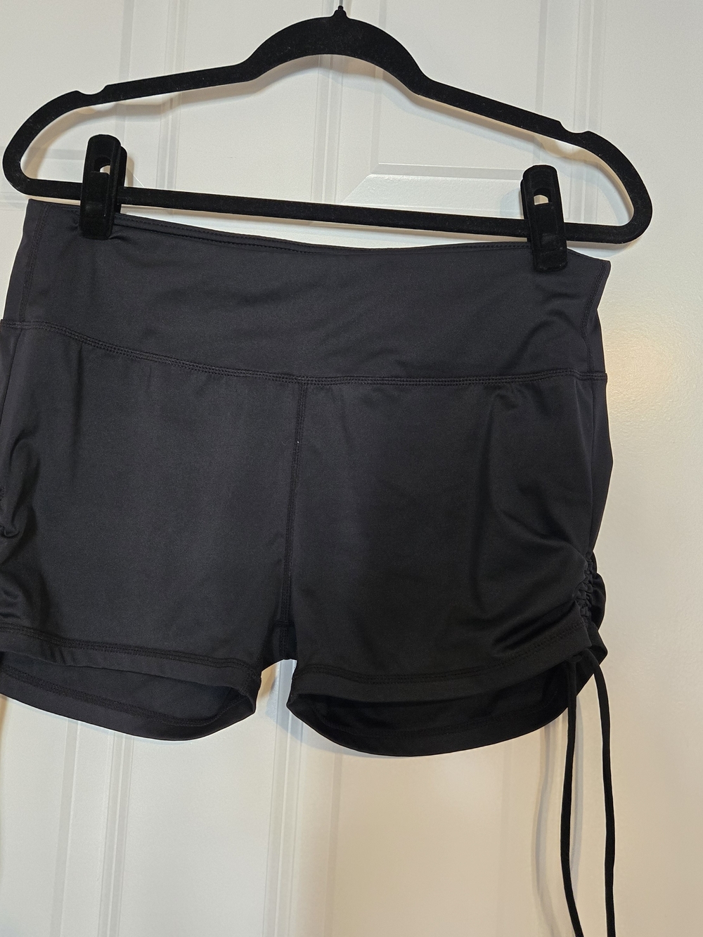 Women's Black Active Shorts - Picture 2 of 3